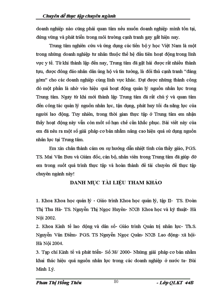 image for page Quản lý nguồn nhân lực tại Trung tâm nghiên cứu và ứng dụng các tiến bộ y học Việt Nam