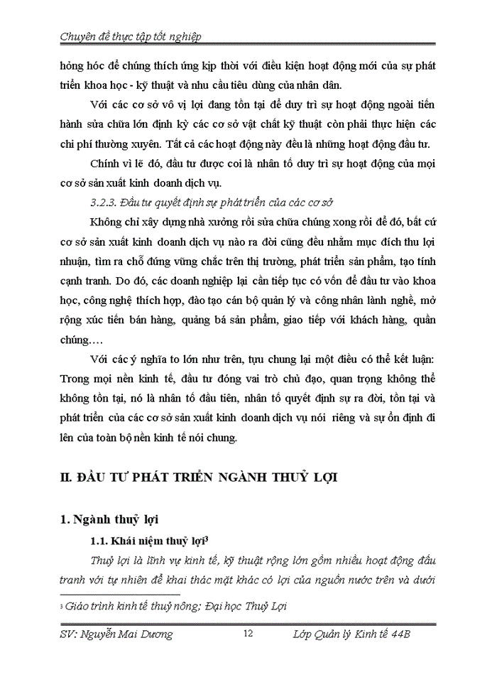 image for page Một số vấn đề quản lý đầu tư phát triển ngành thủy lợi Việt Nam
