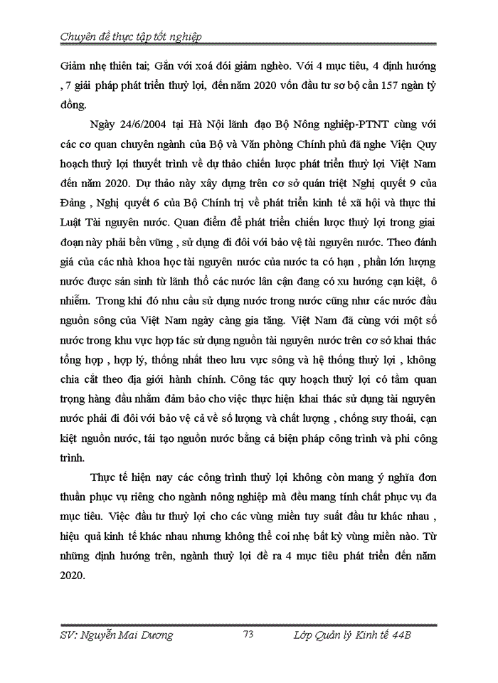 image for page Một số vấn đề quản lý đầu tư phát triển ngành thủy lợi Việt Nam