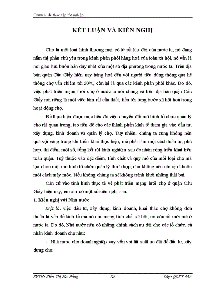 image for page Phương hướng và biện pháp chuyển đổi mô hình tổ chức quản lý chợ trên địa bàn quận Cầu Giấy - Hà Nội trong giai đoạn hiện nay
