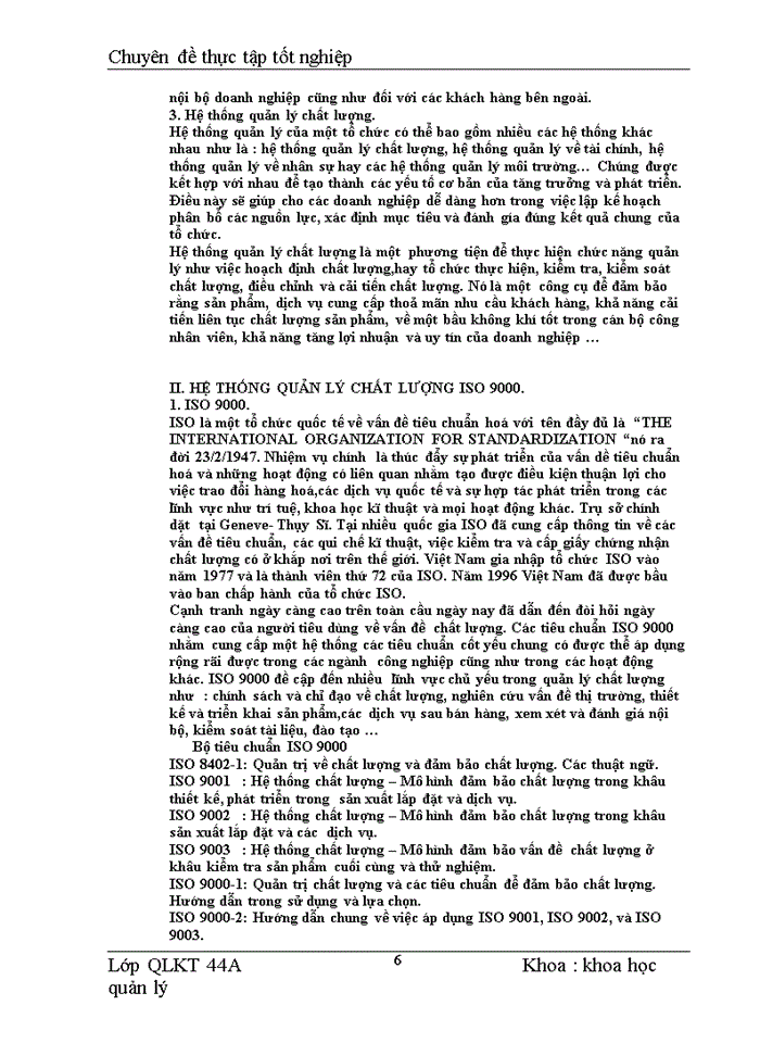 image for page Tiêu chuẩn ISO 9001 2000 trong sản xuất kinh doanh của xí nghiệp Cao Su Đường Sắt