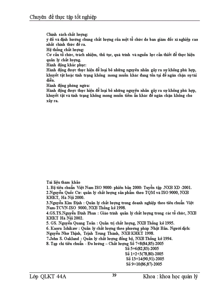 image for page Tiêu chuẩn ISO 9001 2000 trong sản xuất kinh doanh của xí nghiệp Cao Su Đường Sắt