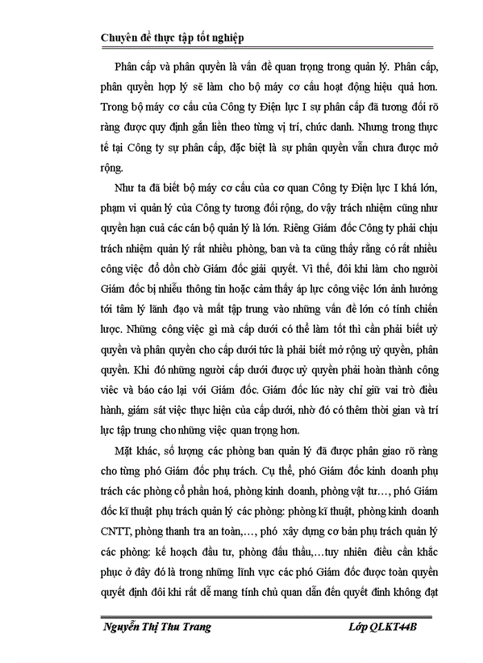 image for page Một số giải pháp hoàn thiện cơ cấu tổ chức bộ máy của cơ quan Công ty Điện lực I