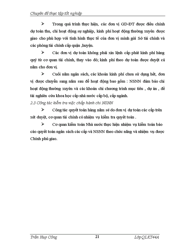 image for page Phân cấp quản lý trong chi NSNN cho các đơn vị giáo dục và đào tạo trên địa bàn thành phố Hà Nội Thực trạng và giải pháp
