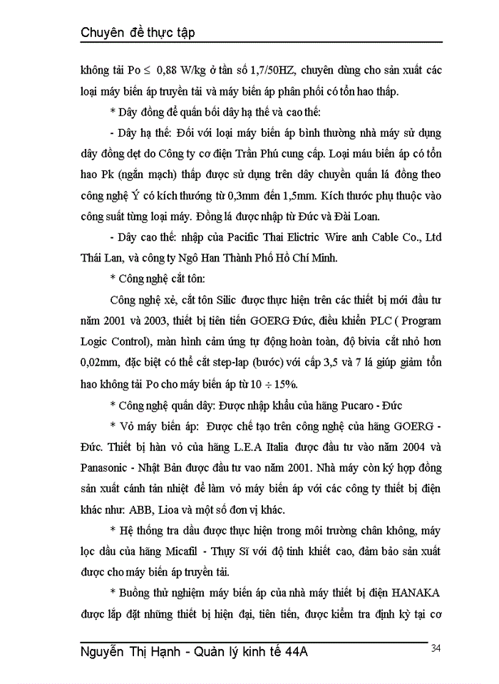 image for page Một số giải pháp nhằm nâng cao công tác quản lý chất lượng sản phẩm ở nhà máy thiết bị điện HANAKA