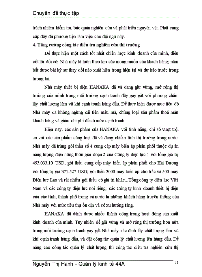 image for page Một số giải pháp nhằm nâng cao công tác quản lý chất lượng sản phẩm ở nhà máy thiết bị điện HANAKA