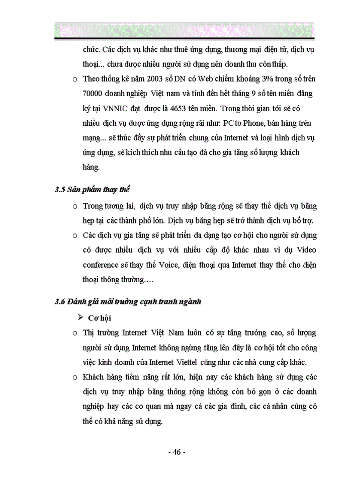 image for page Phân tích SWOT trong việc xây dựng chiến lược kinh doanh tại công ty Internet Viettel