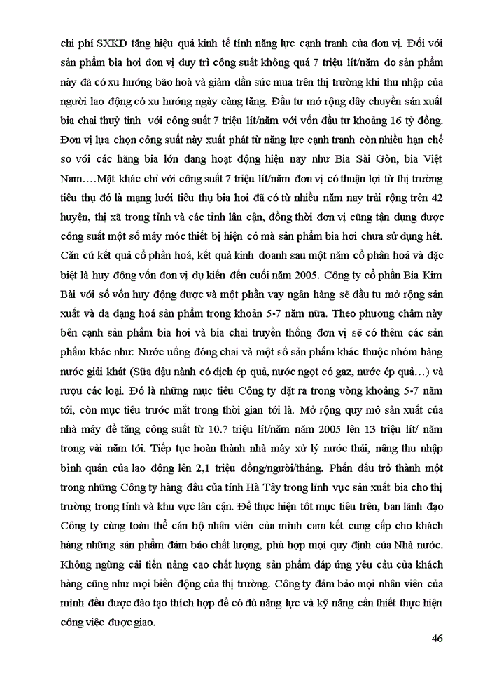 image for page NHỮNG KHÓ KHĂN VƯỚNG MẮC CỦA CÔNG TY CỔ PHẦN BIA KIM BÀI SAU CỔ PHẦN HÓA