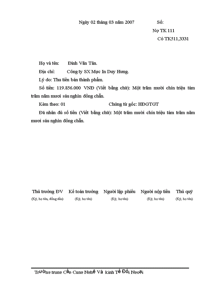 image for page Một số ý kiến nhận xét và đề xuất về công tác kế toán tại Doanh Nghiệp