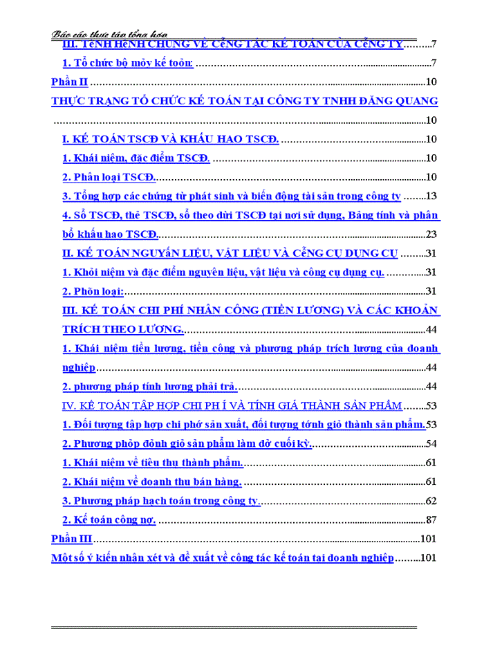 image for page Một số ý kiến nhận xét và đề xuất về công tác kế toán tại Doanh Nghiệp