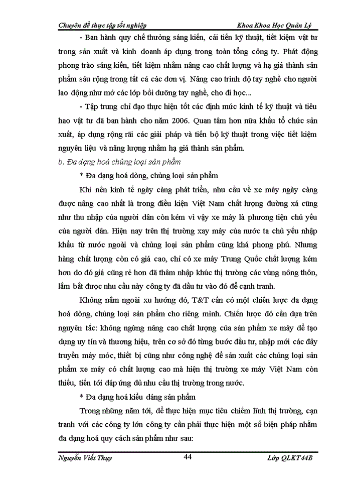 image for page Một số giải pháp nhằm nâng cao năng lực cạnh tranh trên thị trường xe máy của công ty Trách nhiệm hữu hạn T T