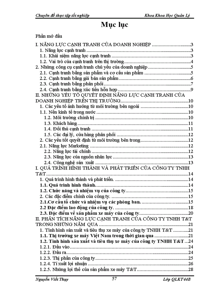 image for page Một số giải pháp nhằm nâng cao năng lực cạnh tranh trên thị trường xe máy của công ty Trách nhiệm hữu hạn T T