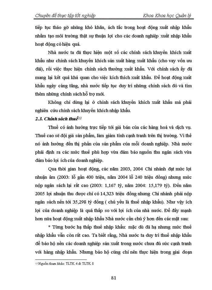 image for page Một số giải pháp nhằm hoàn thiện công tác quản lý hoạt động xuất nhập khẩu tại Chi nhánh Công ty Kinh doanh Chế biến hàng xuất nhập khẩu tại Thành phố Hải Phòng