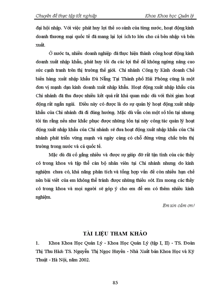 image for page Một số giải pháp nhằm hoàn thiện công tác quản lý hoạt động xuất nhập khẩu tại Chi nhánh Công ty Kinh doanh Chế biến hàng xuất nhập khẩu tại Thành phố Hải Phòng
