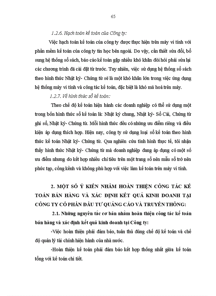 image for page HOÀN THIỆN CÔNG TÁC KẾ TOÁN BÁN HÀNG VÀ XÁC ĐỊNH KẾT QUẢ KINH DOANH TẠI CÔNG TY CỔ PHẦN ĐẦU TƯ QUẢNG CÁO VÀ TRUYỀN THÔNG