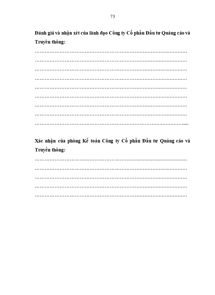 image for page HOÀN THIỆN CÔNG TÁC KẾ TOÁN BÁN HÀNG VÀ XÁC ĐỊNH KẾT QUẢ KINH DOANH TẠI CÔNG TY CỔ PHẦN ĐẦU TƯ QUẢNG CÁO VÀ TRUYỀN THÔNG