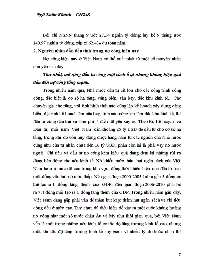 image for page Nợ công Việt Nam những năm gần đây thực trạng và giải pháp