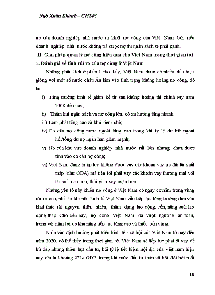 image for page Nợ công Việt Nam những năm gần đây thực trạng và giải pháp