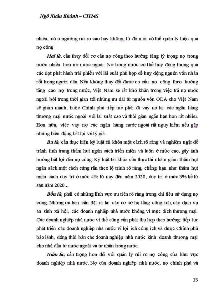 image for page Nợ công Việt Nam những năm gần đây thực trạng và giải pháp