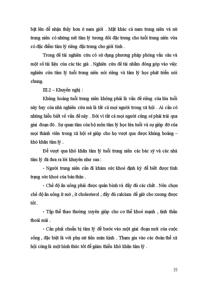 image for page Tổng quan về vấn đề nghiên cứu về khủng hoảng tâm lý tuổi trung niên