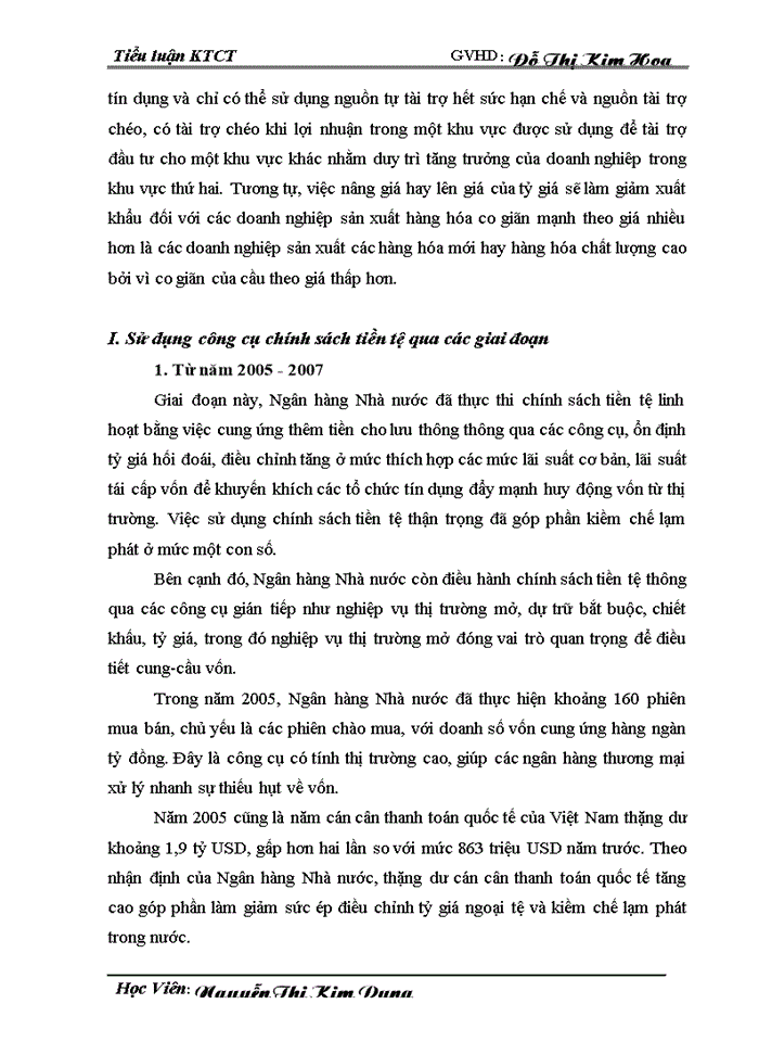 image for page SỬ DỤNG CÔNG CỤ CHÍNH SÁCH TIỀN TỆ CỦA NHÀ NƯỚC VIỆT NAM HIỆN NAY