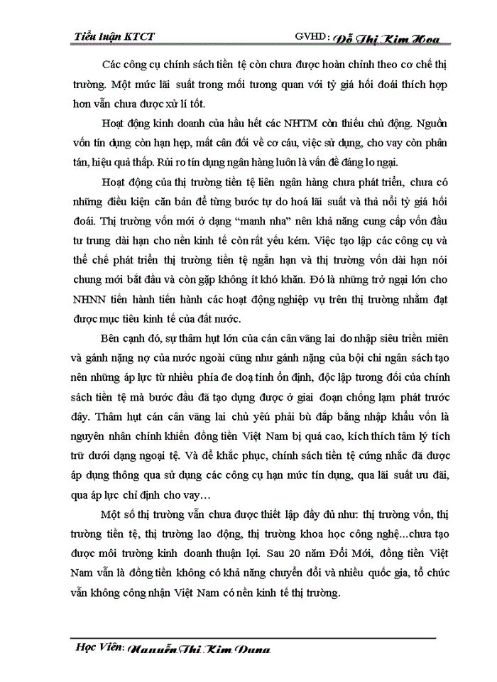 image for page SỬ DỤNG CÔNG CỤ CHÍNH SÁCH TIỀN TỆ CỦA NHÀ NƯỚC VIỆT NAM HIỆN NAY