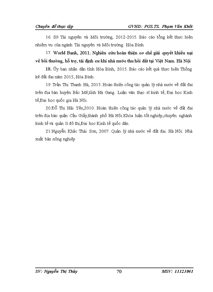 image for page Hoàn thiện công tác quản lý nhà nước về đất đai trên địa bàn huyện Yên Thủy tỉnh Hòa Bình