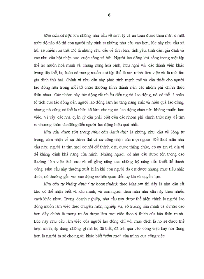 image for page Phân tích thực trạng tạo động lực cho người lao động tại công ty Trách nhiệm hữu hạn Hoa Sơn