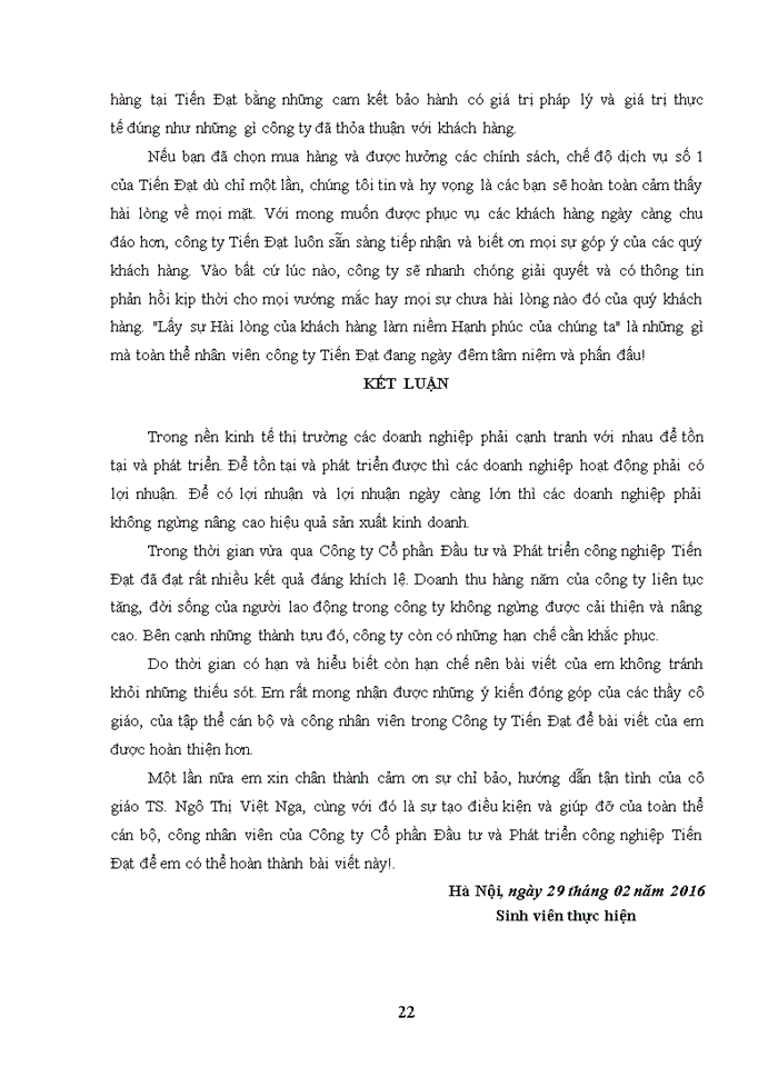 image for page Đặc điểm hoạt động kinh doanh của Công ty Cổ phần Đầu tư và Phát triển công nghiệp Tiến Đạt