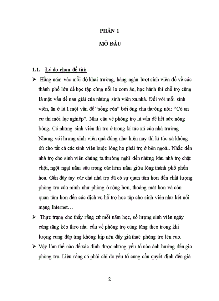 image for page Các yếu tố ảnh hưởng đến giá phòng trọ cho sinh viên ở khu vực trường Đại học Kinh Tế Quốc Dân