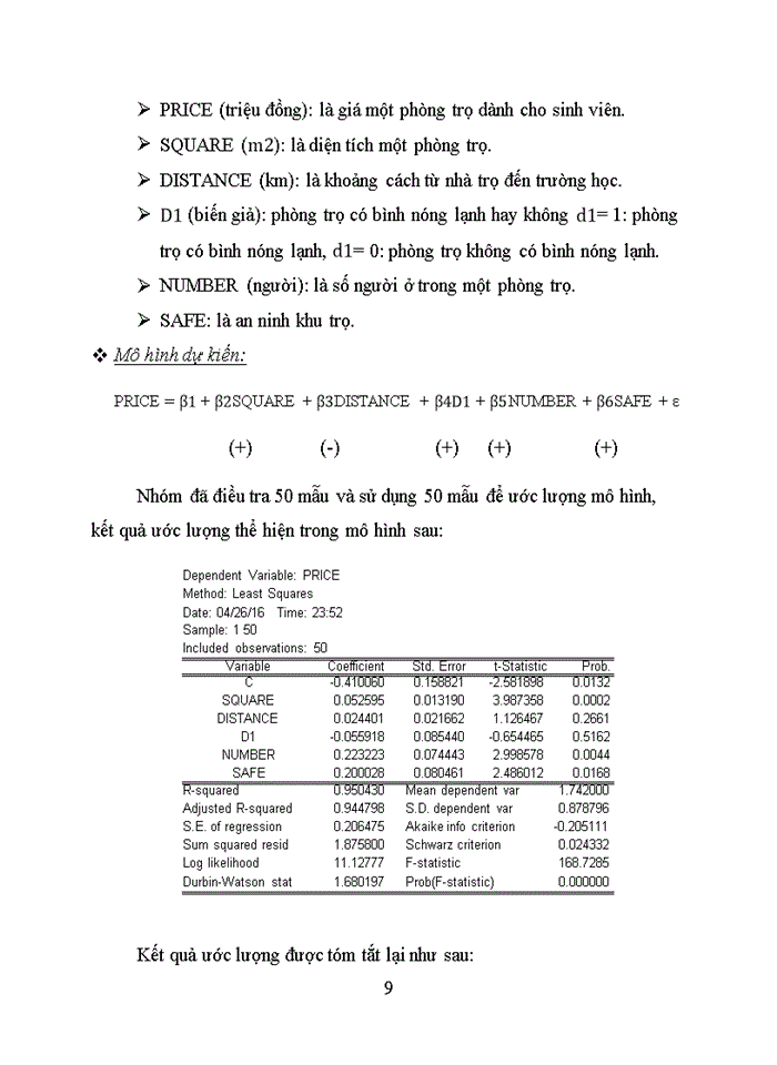 image for page Các yếu tố ảnh hưởng đến giá phòng trọ cho sinh viên ở khu vực trường Đại học Kinh Tế Quốc Dân