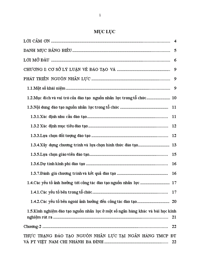 image for page Hoàn thiện công tác đào tạo nguồn nhân lực tại Ngân hàng TMCổ phần ĐT và PT Việt Nam Chi nhánh Ba Đình