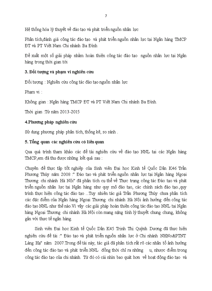 image for page Hoàn thiện công tác đào tạo nguồn nhân lực tại Ngân hàng TMCổ phần ĐT và PT Việt Nam Chi nhánh Ba Đình