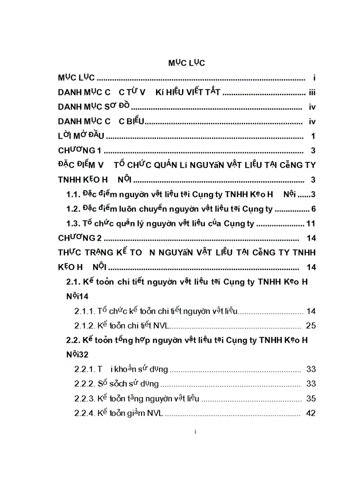 image for page Hoàn thiện kế toán nguyên vật liệu tại Công ty Trách nhiệm hữu hạn Kẹo Hà Nội