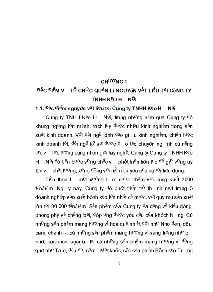 image for page Hoàn thiện kế toán nguyên vật liệu tại Công ty Trách nhiệm hữu hạn Kẹo Hà Nội