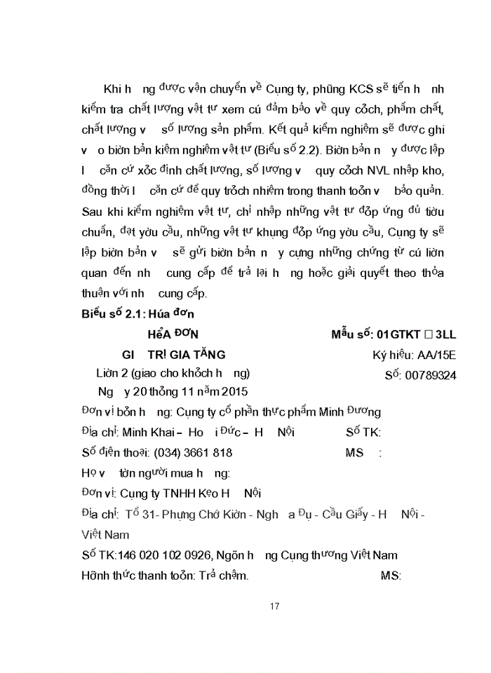 image for page Hoàn thiện kế toán nguyên vật liệu tại Công ty Trách nhiệm hữu hạn Kẹo Hà Nội