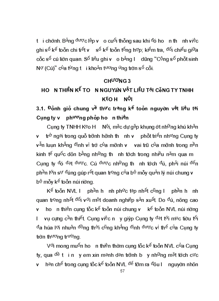 image for page Hoàn thiện kế toán nguyên vật liệu tại Công ty Trách nhiệm hữu hạn Kẹo Hà Nội