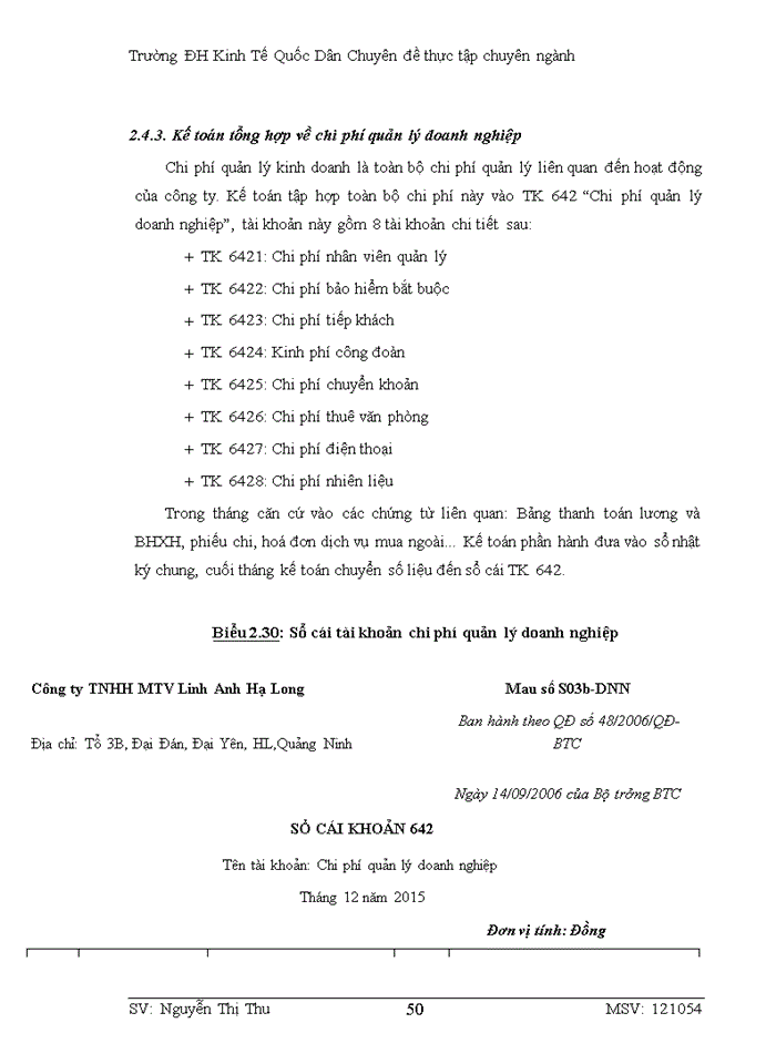 image for page HOÀN THIỆN KẾ TOÁN BÁN HÀNG VÀ XÁC ĐỊNH KẾT QUẢ KINH DOANH TẠI CÔNG TY Trách nhiệm hữu hạn Một thành viên LINH ANH HẠ LONG
