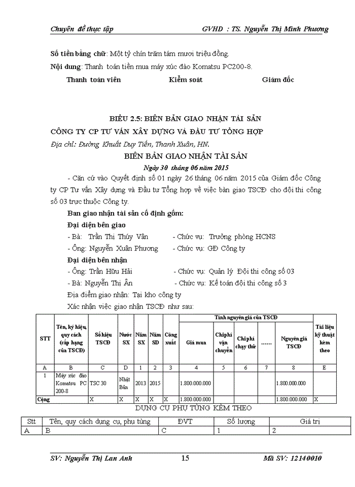 image for page Hoàn thiện Kế toán tài sản cố định hữu hình tại Công ty Cổ phần Tư vấn Xây dựng và Đầu tư Tổng hợp