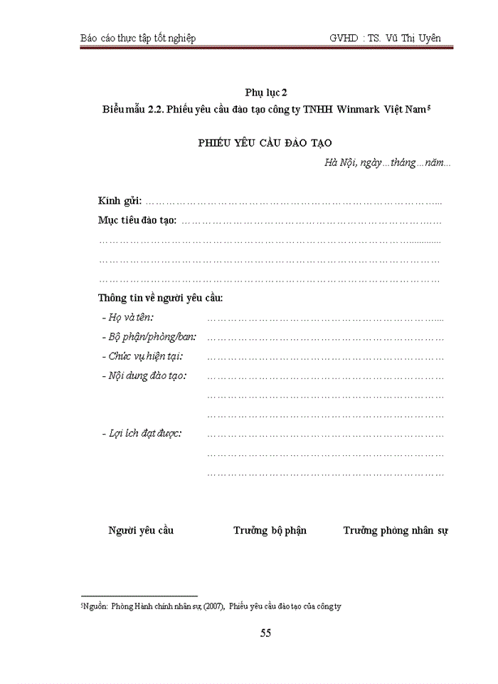 image for page Hoàn thiện công tác đào tạo và phát triển nguồn nhân lực công ty Trách nhiệm hữu hạn Winmark Việt Nam