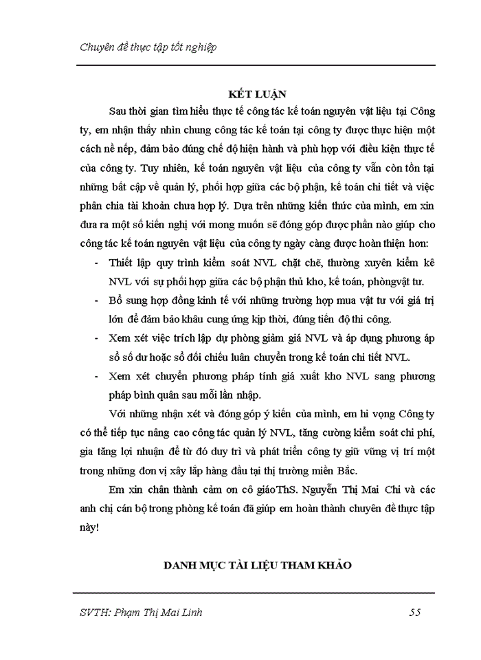 image for page HOÀN THIỆN KẾ TOÁN NGUYÊN VẬT LIỆU TẠI CÔNG TY Trách nhiệm hữu hạn TÂN THỊNH TUYÊN QUANG