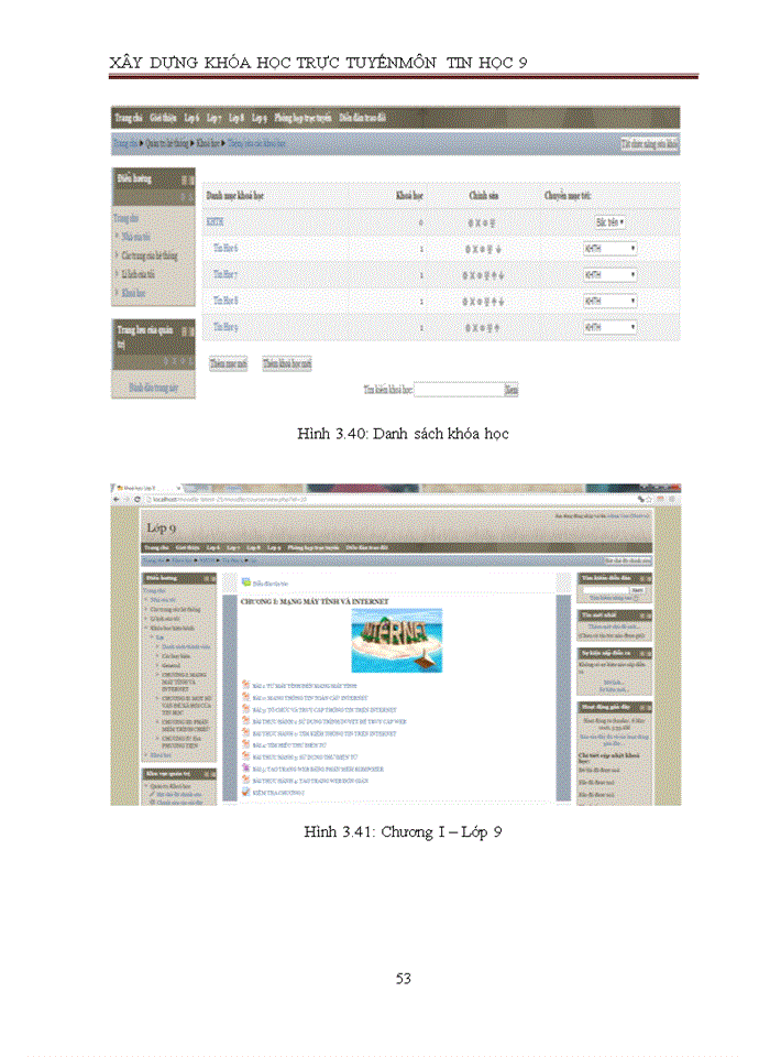 image for page XÂY DỰNG KHÓA HỌC TRỰC TUYẾN MÔN TIN HỌC 9