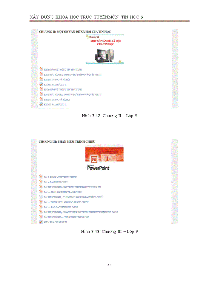 image for page XÂY DỰNG KHÓA HỌC TRỰC TUYẾN MÔN TIN HỌC 9