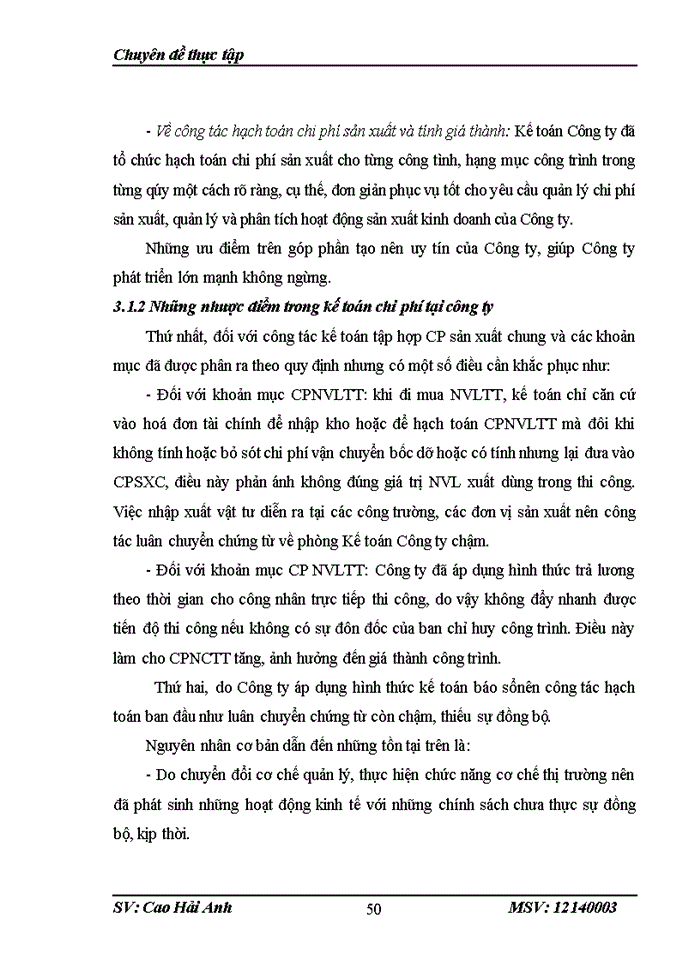 image for page Hoàn thiện công tác kế toán chi phí sản xuất và tính giá thành sản phẩm tại Công ty Cổ phần Xây dựng số 4 Hải Dương