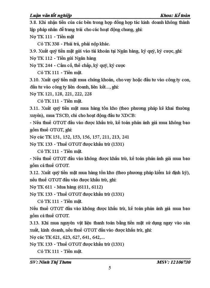 image for page Thực trạng công tác kế toán vốn bằng tiền tại công ty cổ phần cơ khí và xây dựng công trình