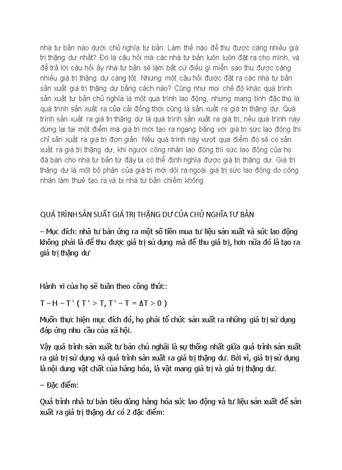 image for page Triết mác GIÁ TRỊ THẶNG DƯ