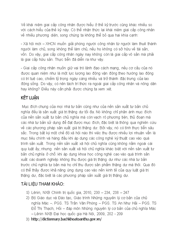 image for page Triết mác GIÁ TRỊ THẶNG DƯ