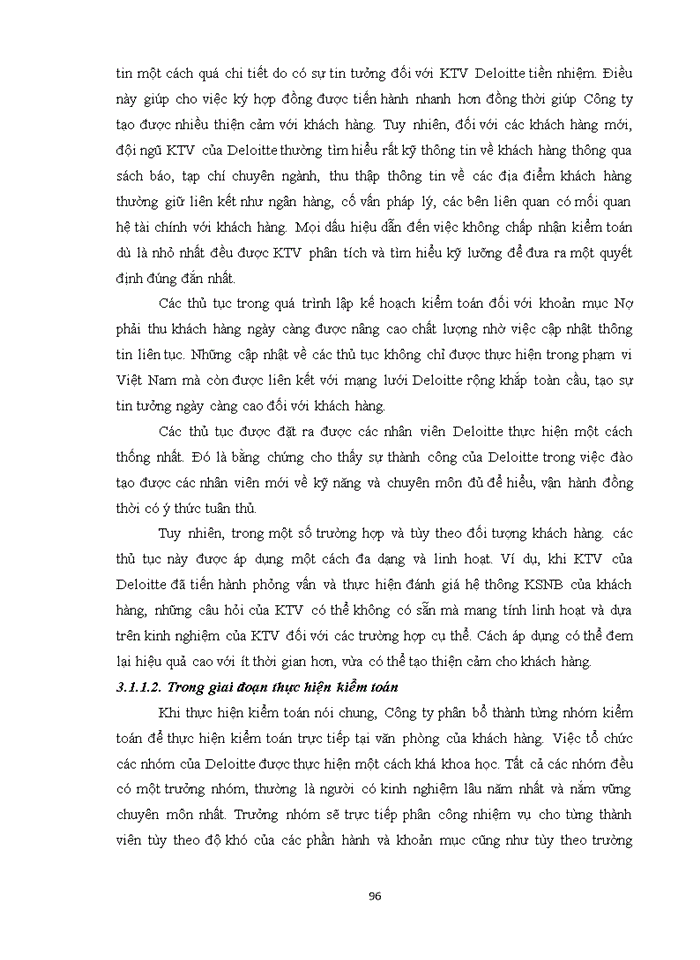 image for page Kiểm toán khoản mục công nợ phải thu khách hàng trong kiểm toán BCTC do Công ty Trách nhiệm hữu hạn Deloitte Việt Nam thực hiện