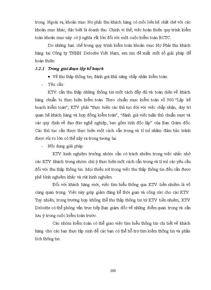 image for page Kiểm toán khoản mục công nợ phải thu khách hàng trong kiểm toán BCTC do Công ty Trách nhiệm hữu hạn Deloitte Việt Nam thực hiện