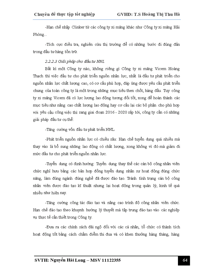 image for page Đầu tư và phát triển tại Công ty xi măng Vicem Hoàng Thạch giai đoạn 2012-2015 thực trạng và giải pháp